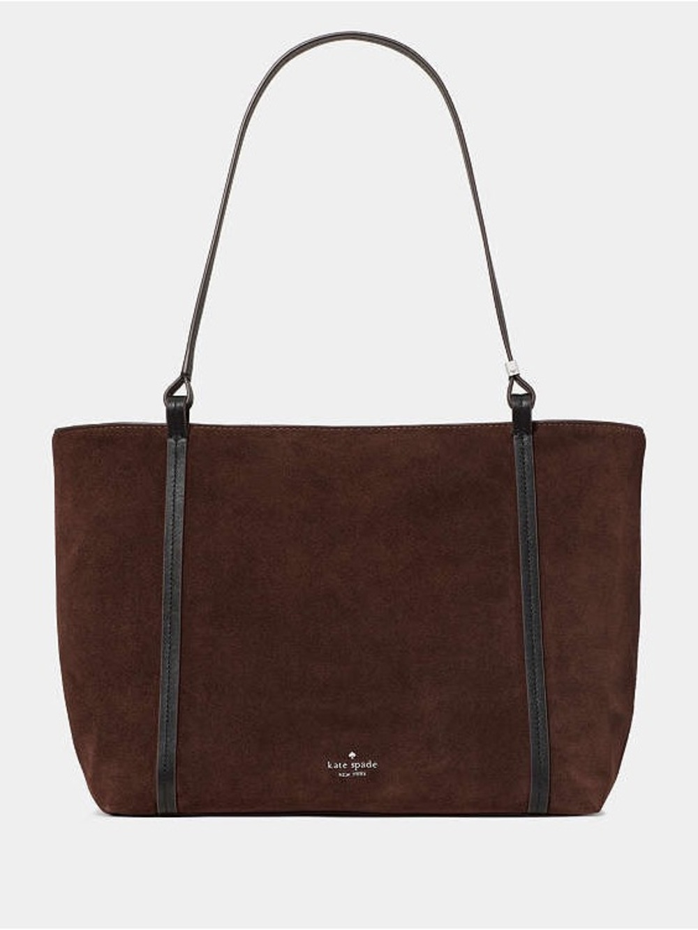 Kate Spade Marlowe Suede Tote Bag Hot Fudge Multi